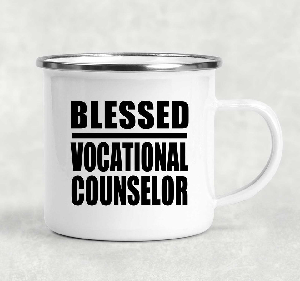 Blessed Vocational Counselor - 12oz Camping Mug