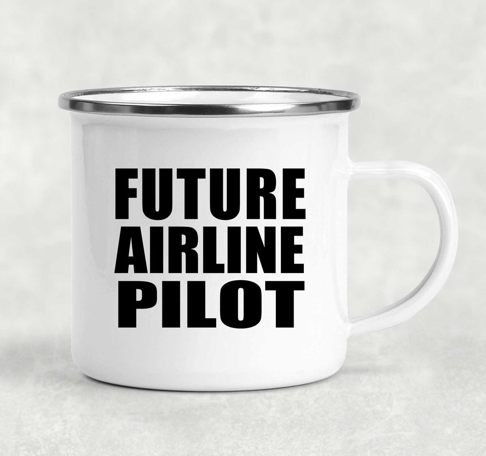 Future Airline Pilot - 12oz Camping Mug