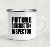 Future Construction Inspector - 12oz Camping Mug