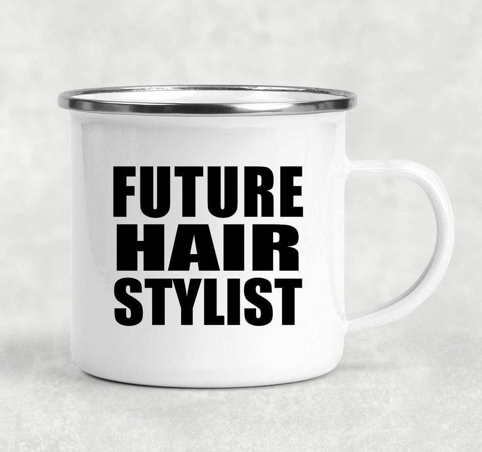 Future Hair Stylist - 12oz Camping Mug