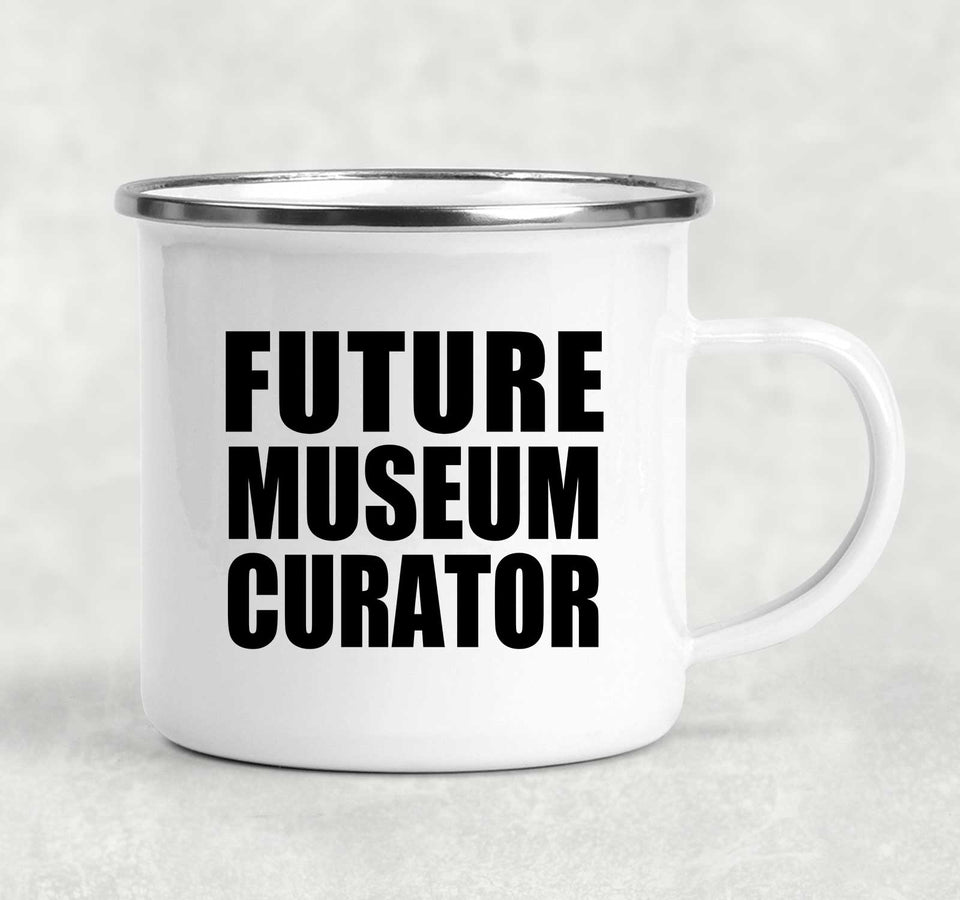 Future Museum Curator - 12oz Camping Mug
