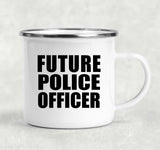 Future Police Officer - 12oz Camping Mug