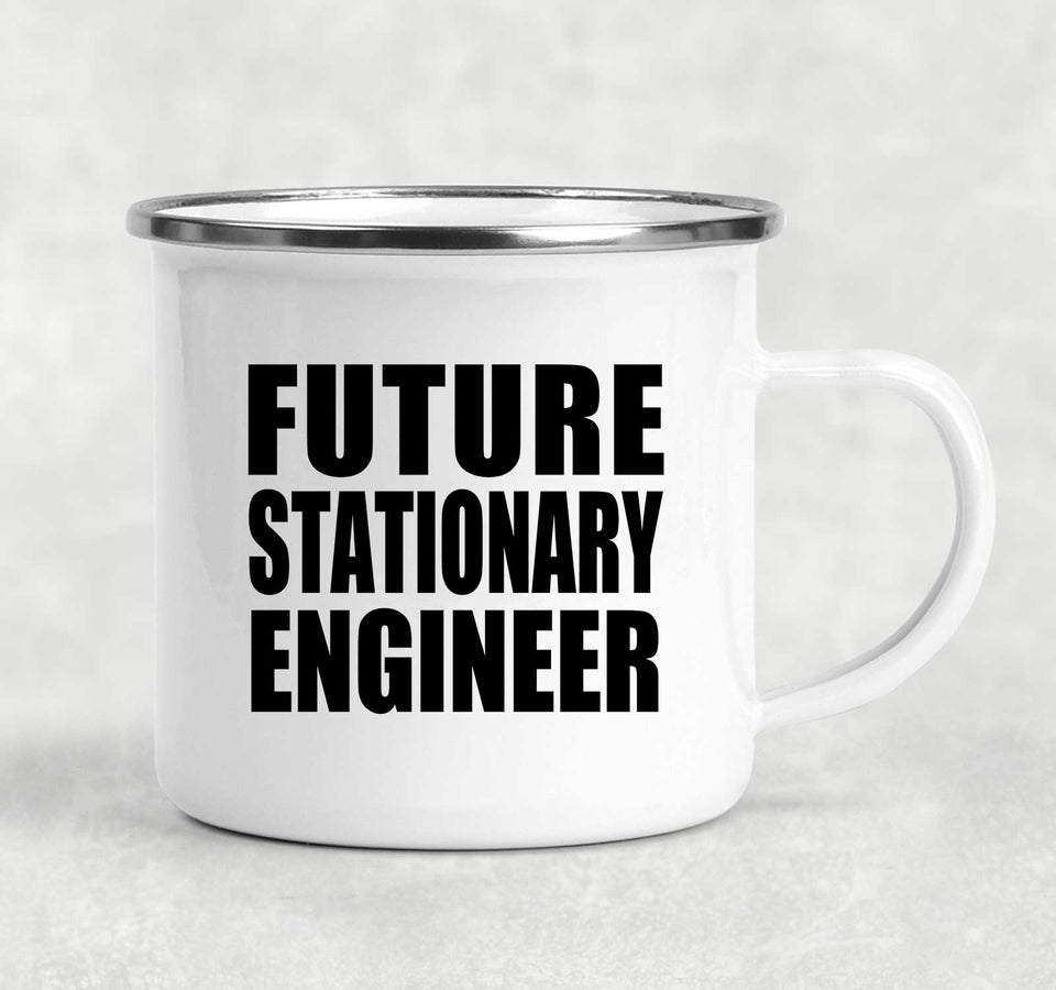 Future Stationary Engineer - 12oz Camping Mug