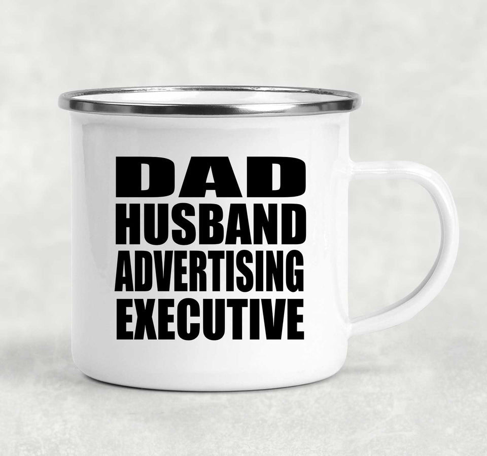 Dad Husband Advertising Executive - 12oz Camping Mug