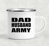 Dad Husband Army - 12oz Camping Mug