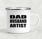 Dad Husband Artist - 12oz Camping Mug