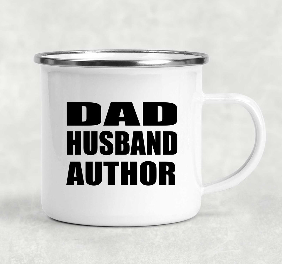 Dad Husband Author - 12oz Camping Mug