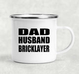 Dad Husband Bricklayer - 12oz Camping Mug