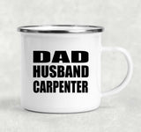 Dad Husband Carpenter - 12oz Camping Mug
