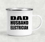 Dad Husband Electrician - 12oz Camping Mug