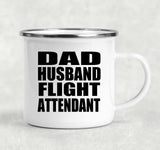 Dad Husband Flight Attendant - 12oz Camping Mug