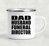 Dad Husband Funeral Director - 12oz Camping Mug