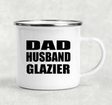 Dad Husband Glazier - 12oz Camping Mug
