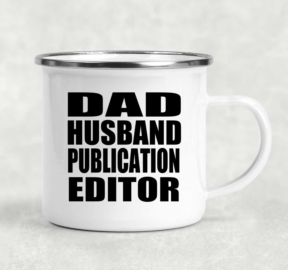 Dad Husband Publication Editor - 12oz Camping Mug