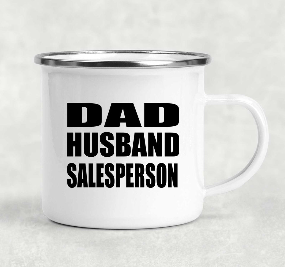 Dad Husband Salesperson - 12oz Camping Mug