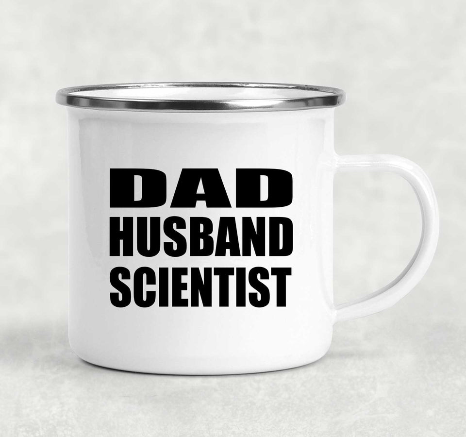 Dad Husband Scientist - 12oz Camping Mug