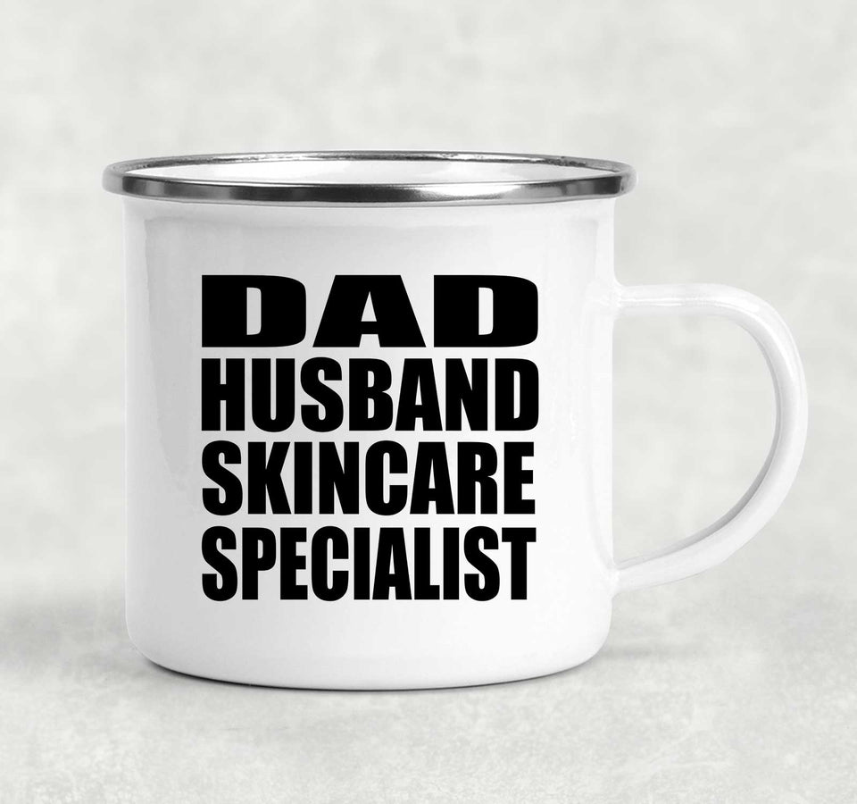 Dad Husband Skincare Specialist - 12oz Camping Mug