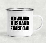 Dad Husband Statistician - 12oz Camping Mug