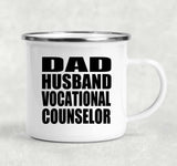 Dad Husband Vocational Counselor - 12oz Camping Mug
