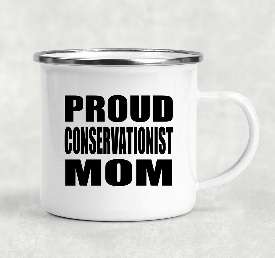 Proud Conservationist Mom - 12oz Camping Mug