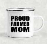 Proud Farmer Mom - 12oz Camping Mug