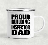Proud Building Inspector Dad - 12oz Camping Mug