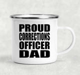 Proud Corrections Officer Dad - 12oz Camping Mug