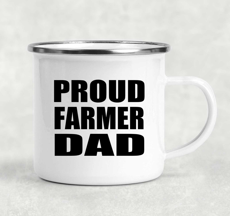 Proud Farmer Dad - 12oz Camping Mug