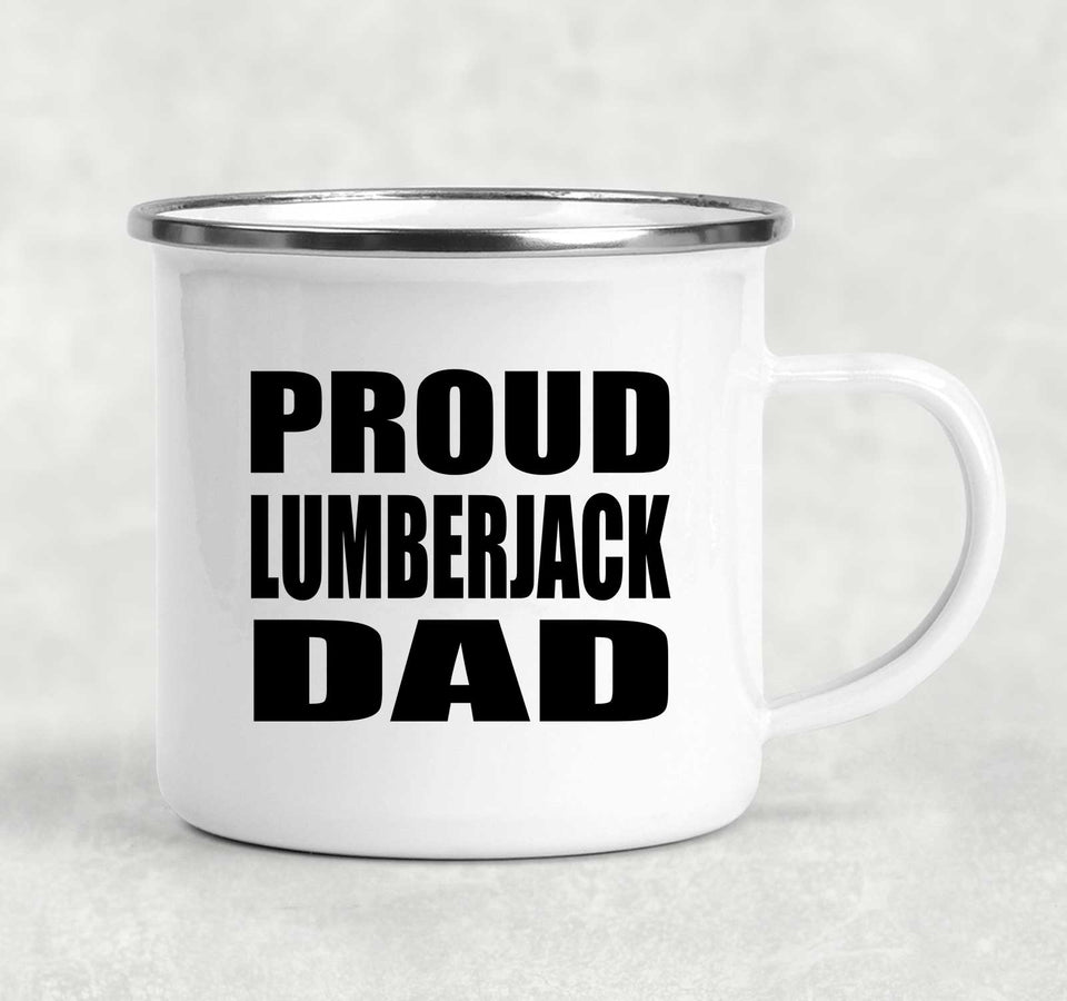 Proud Lumberjack Dad - 12oz Camping Mug