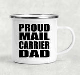 Proud Mail Carrier Dad - 12oz Camping Mug