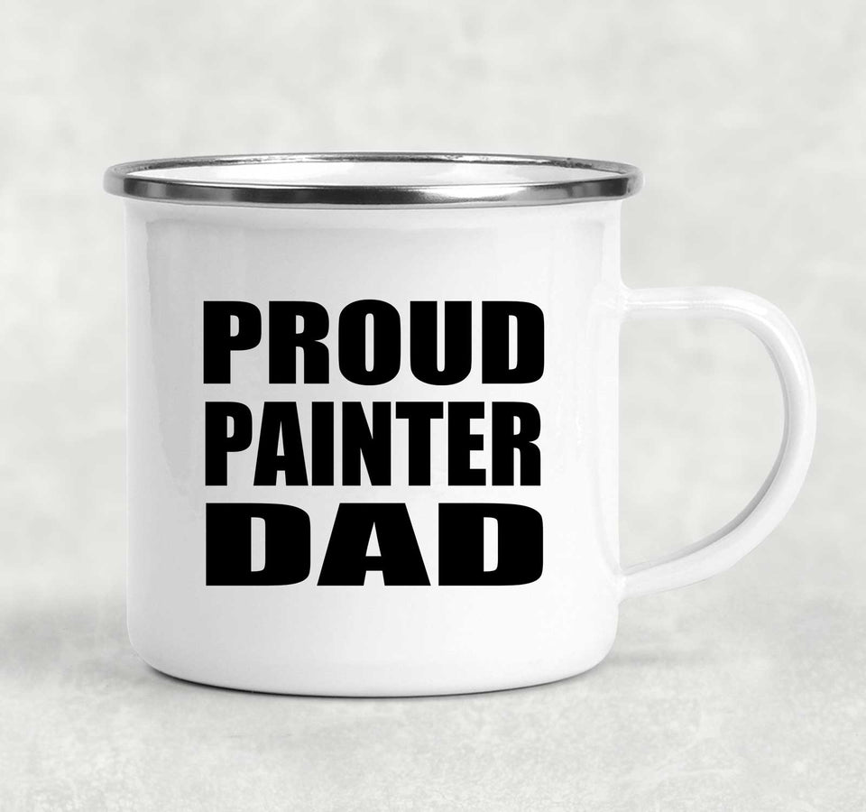 Proud Painter Dad - 12oz Camping Mug