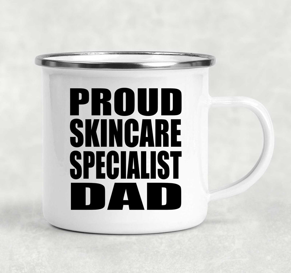 Proud Skincare Specialist Dad - 12oz Camping Mug