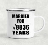 94th Anniversary Married For Square Root of 8836 Years - 12oz Camping Mug