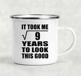 3rd Birthday Took Square Root of 9 Years To Look Good - 12oz Camping Mug