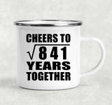29th Anniversary Cheers To Square Root of 841 Years Together - 12oz Camping Mug
