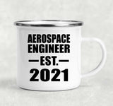 Aerospace Engineer Established EST. 2021 - 12oz Camping Mug
