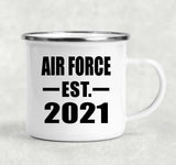 Air Force Established EST. 2021 - 12oz Camping Mug