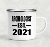 Archeologist Established EST. 2021 - 12oz Camping Mug