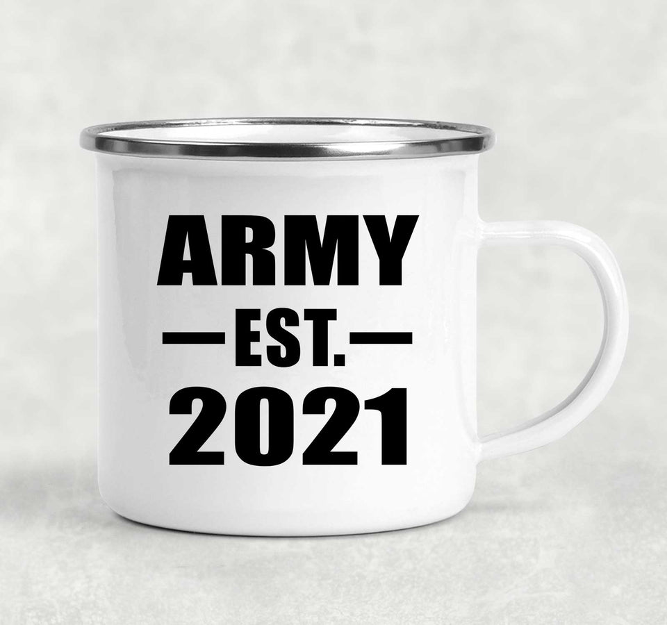 Army Established EST. 2021 - 12oz Camping Mug
