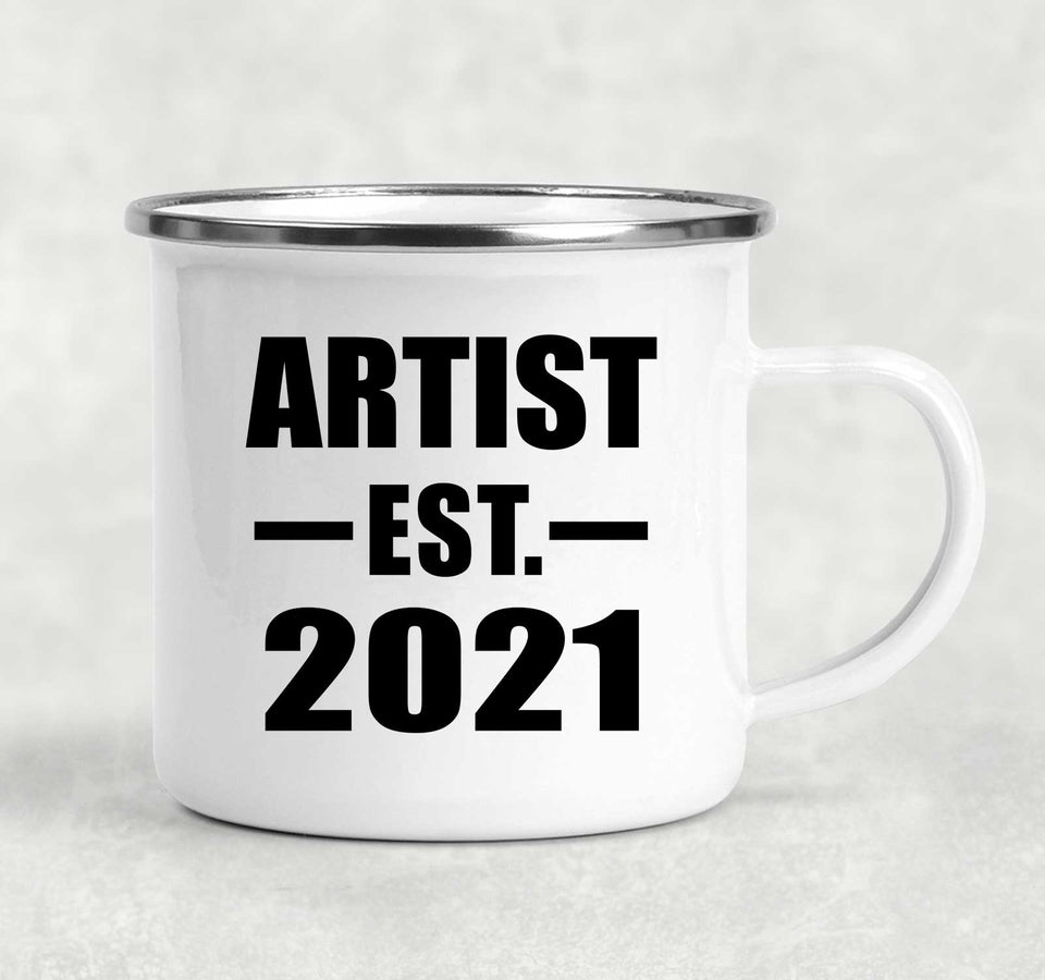Artist Established EST. 2021 - 12oz Camping Mug