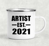 Artist Established EST. 2021 - 12oz Camping Mug