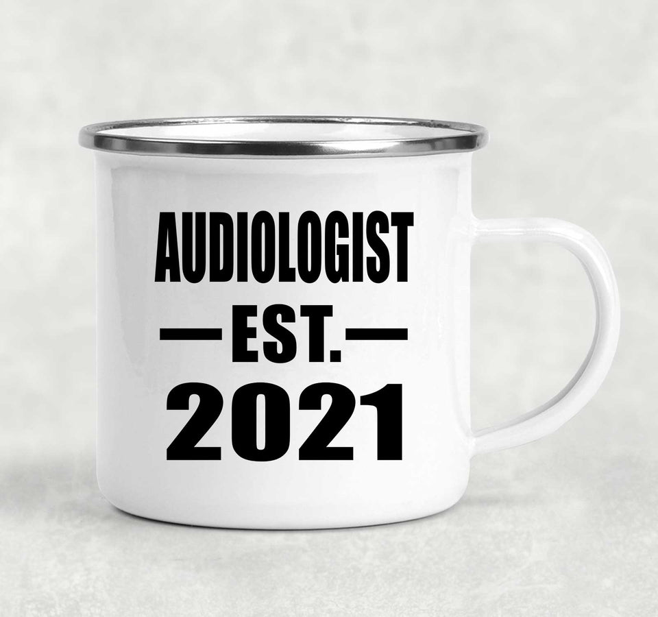 Audiologist Established EST. 2021 - 12oz Camping Mug