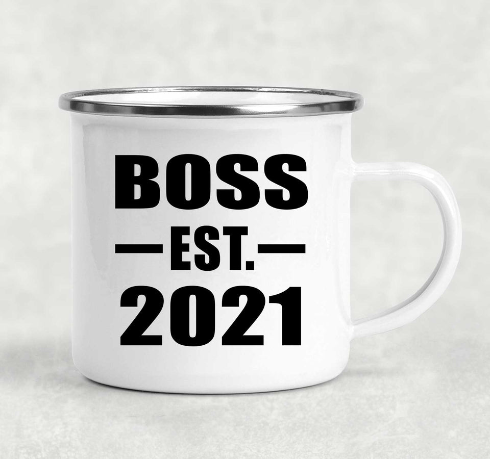 Boss Established EST. 2021 - 12oz Camping Mug