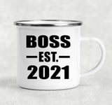 Boss Established EST. 2021 - 12oz Camping Mug