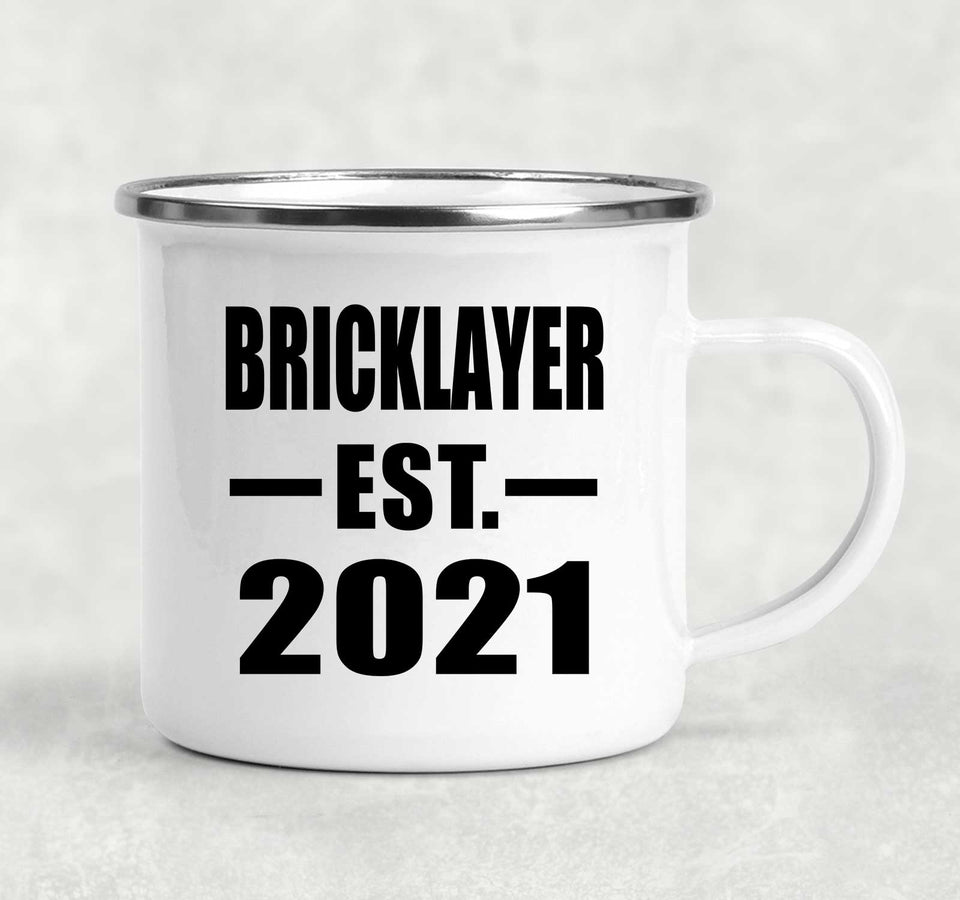 Bricklayer Established EST. 2021 - 12oz Camping Mug
