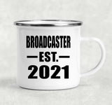 Broadcaster Established EST. 2021 - 12oz Camping Mug