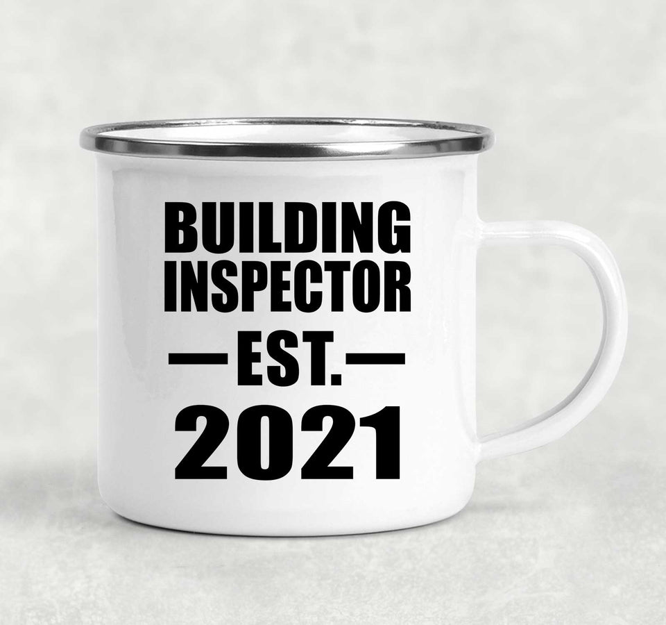 Building Inspector Established EST. 2021 - 12oz Camping Mug