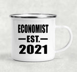 Economist Established EST. 2021 - 12oz Camping Mug
