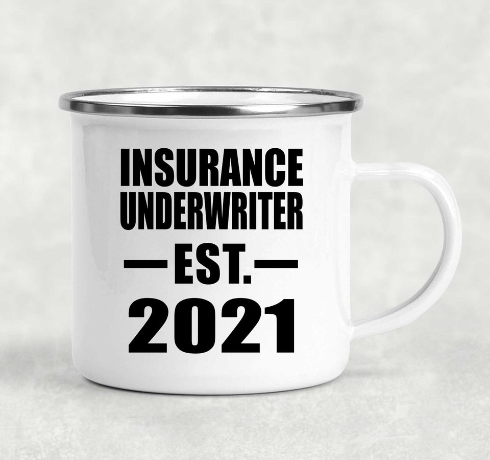 Insurance Underwriter Established EST. 2021 - 12oz Camping Mug