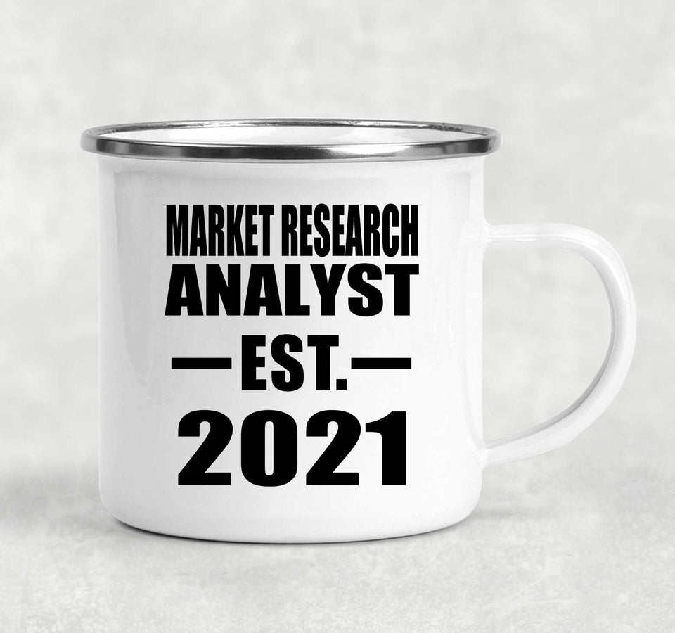 Market Research Analyst Established EST. 2021 - 12oz Camping Mug